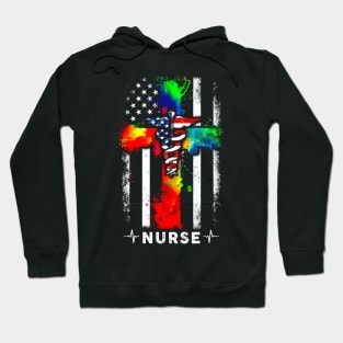 Comfortable Proud Nurse shirt Hoodie